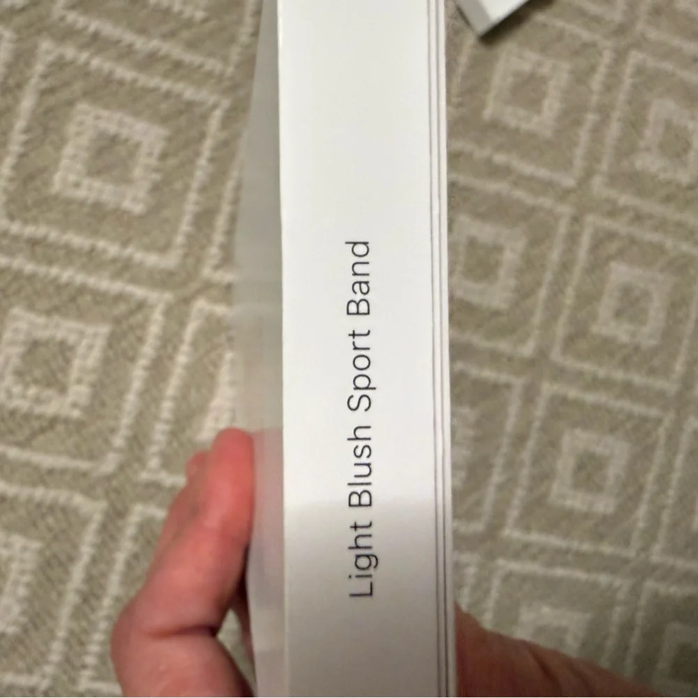 NWT Apple Watch Sport Band - Light Blush Sand - 42mm M/L